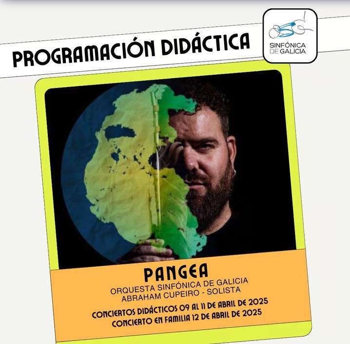 Concierto de Abraham Cupeiro & Orquesta Sinfónica de Galicia - Pangea (2025) en A Coruña