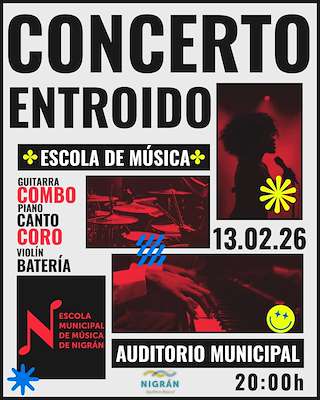 Fechas, información, programa, cartel, imágenes, mapa y ubicación de Concierto de Carnaval (2026) en Nigrán