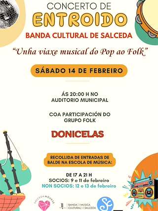 Fechas, información, programa, cartel, imágenes, mapa y ubicación de Concierto de Carnaval  (2026) en Salceda de Caselas