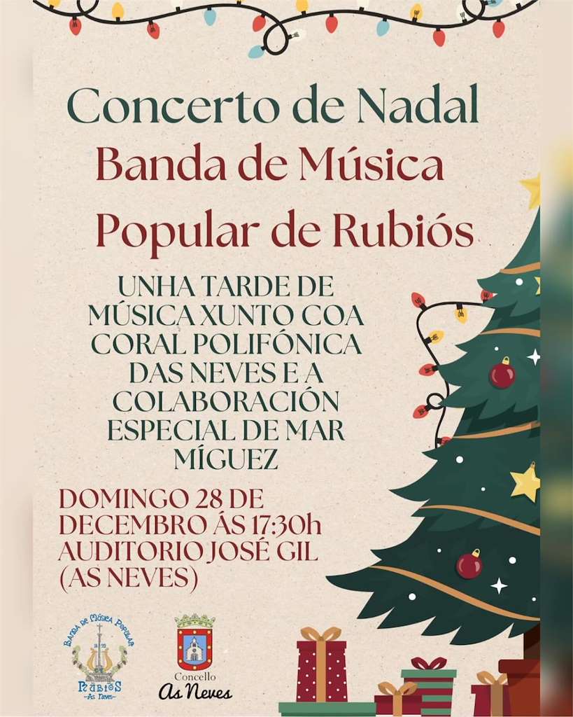 Concierto de Navidad (2025) en As Neves