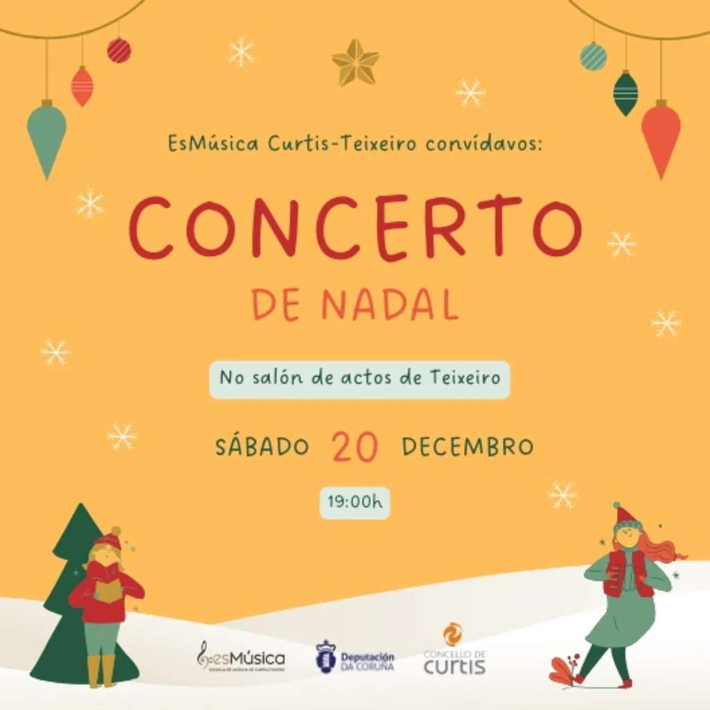 Concierto de Navidad de la Escuela de Música en Curtis