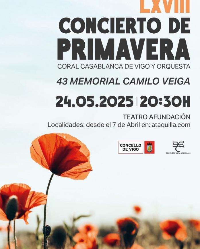 LXVIII Concierto de Primavera - XLIII Memorial Camilo Veiga en Vigo
