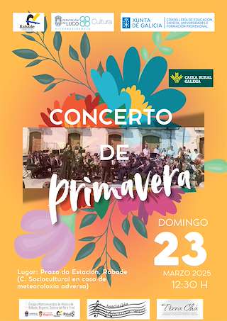 Fechas, información, programa, cartel, imágenes, mapa y ubicación de Concierto de Primavera  en  Rábade