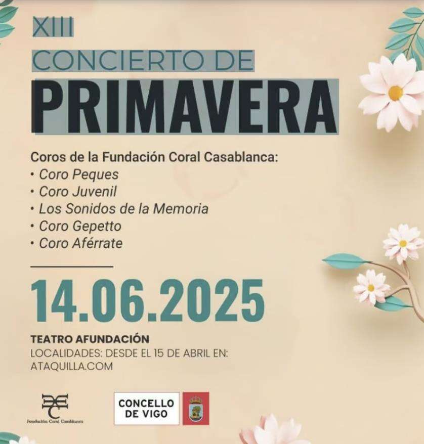 XIII Concierto de Primavera (2025) en Vigo