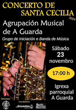 Fechas, información, programa, cartel, imágenes, mapa y ubicación de Concierto de Santa Cecilia  en  A Guarda