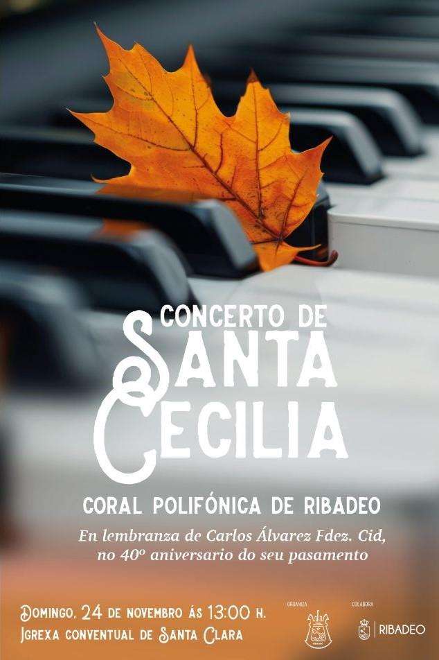 Concierto de Santa Cecilia de la Coral Polifónica en Ribadeo