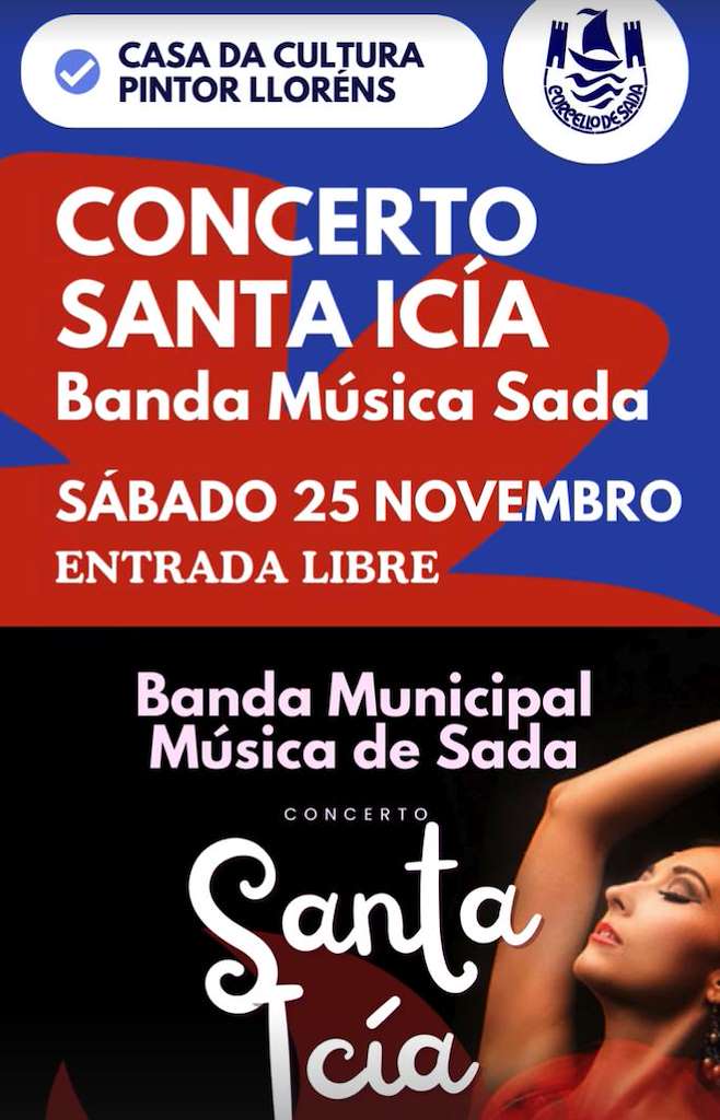 Concierto de Santa Cecilia en Sada