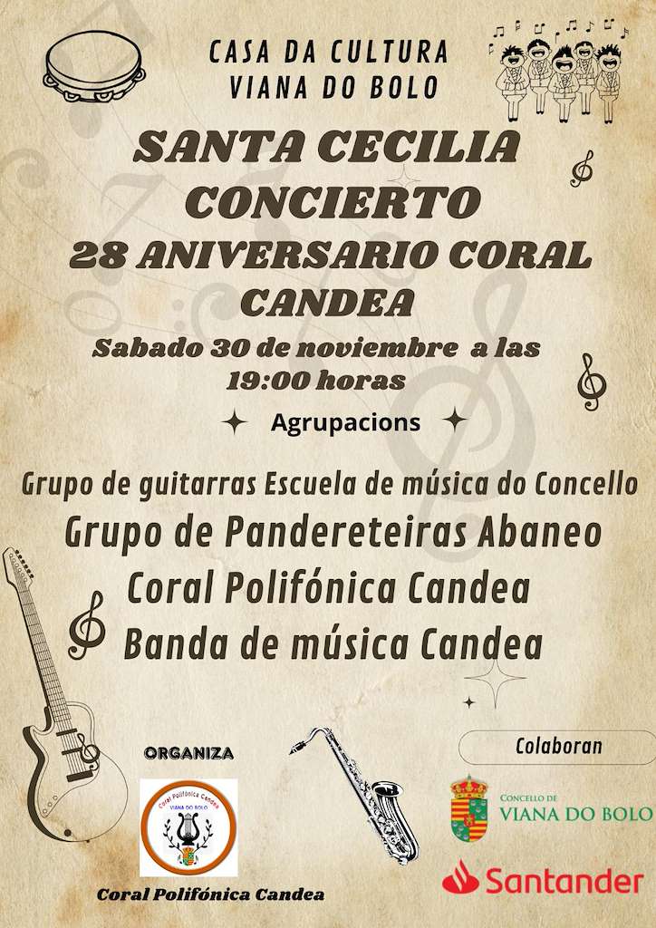 Concierto de Santa Cecilia en Viana do Bolo