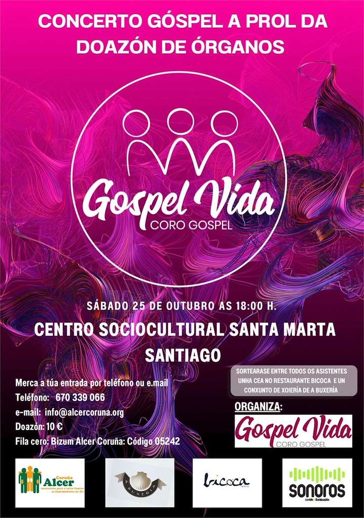 Concierto Gospel en Santiago de Compostela
