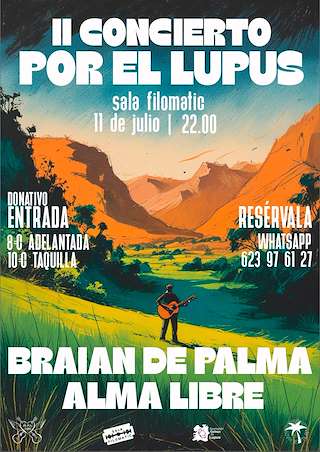 Fechas, información, programa, cartel, imágenes, mapa y ubicación de Concierto por el Lupus  en  A Coruña