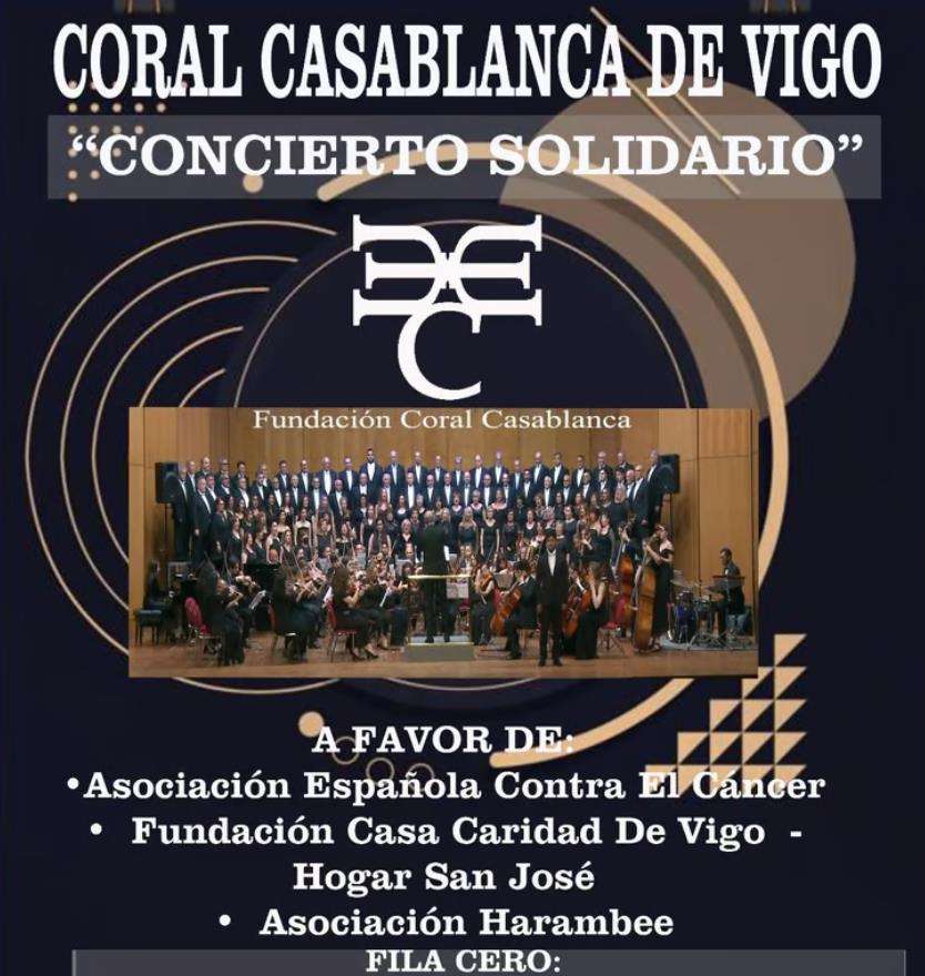 Concierto Solidario de la Coral Casablanca en Vigo