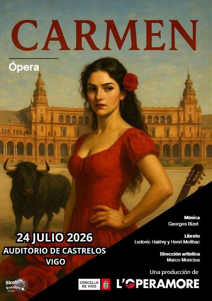 Conciertos Castrelos - Ópera Carmen (2026) en Vigo