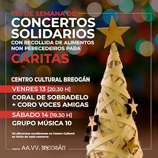 Fechas, información, programa, cartel, imágenes, mapa y ubicación de Conciertos Solidarios del C.C. Breogán  en  Vilagarcía de Arousa