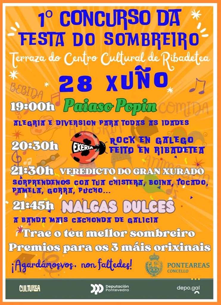 I Concurso da Festa do Sombreiro de Ribadetea  (2025) en Ponteareas