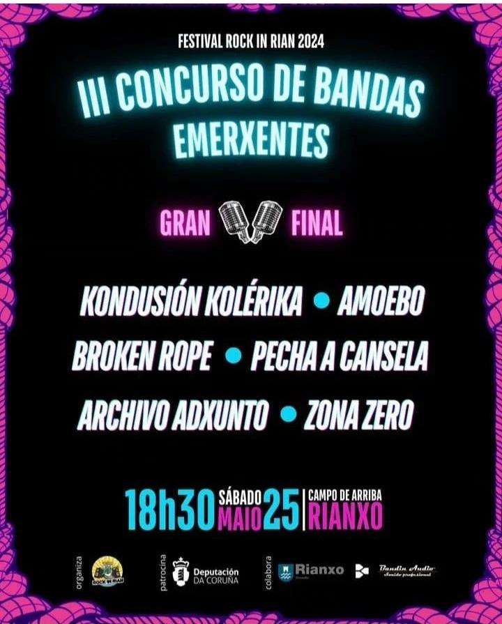 IV Concurso de Bandas Emerxentes en Rianxo