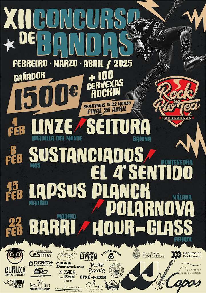 XII Concurso de Bandas Rock In Tea en Ponteareas