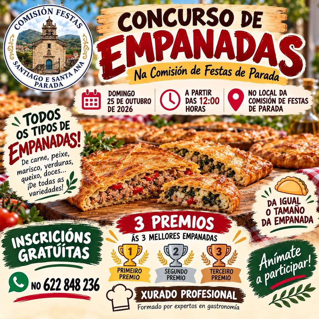Concurso de Empanadas de Parada (2026) en Nigrán