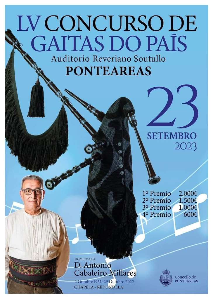 LV Concurso de Gaitas (2022) en Ponteareas