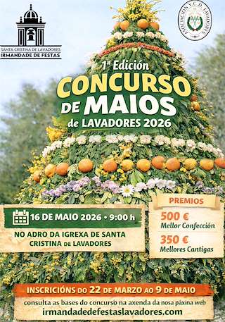 Fechas, información, programa, cartel, imágenes, mapa y ubicación de I Concurso de Maios de Lavadores (2026)  en  Vigo