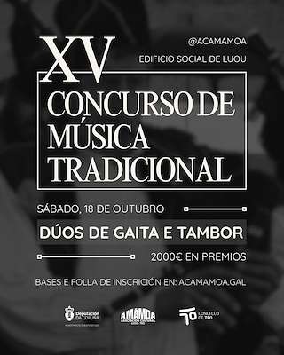 Fechas, información, programa, cartel, imágenes, mapa y ubicación de XV Concurso de Música Tradicional (2025)  en  Teo