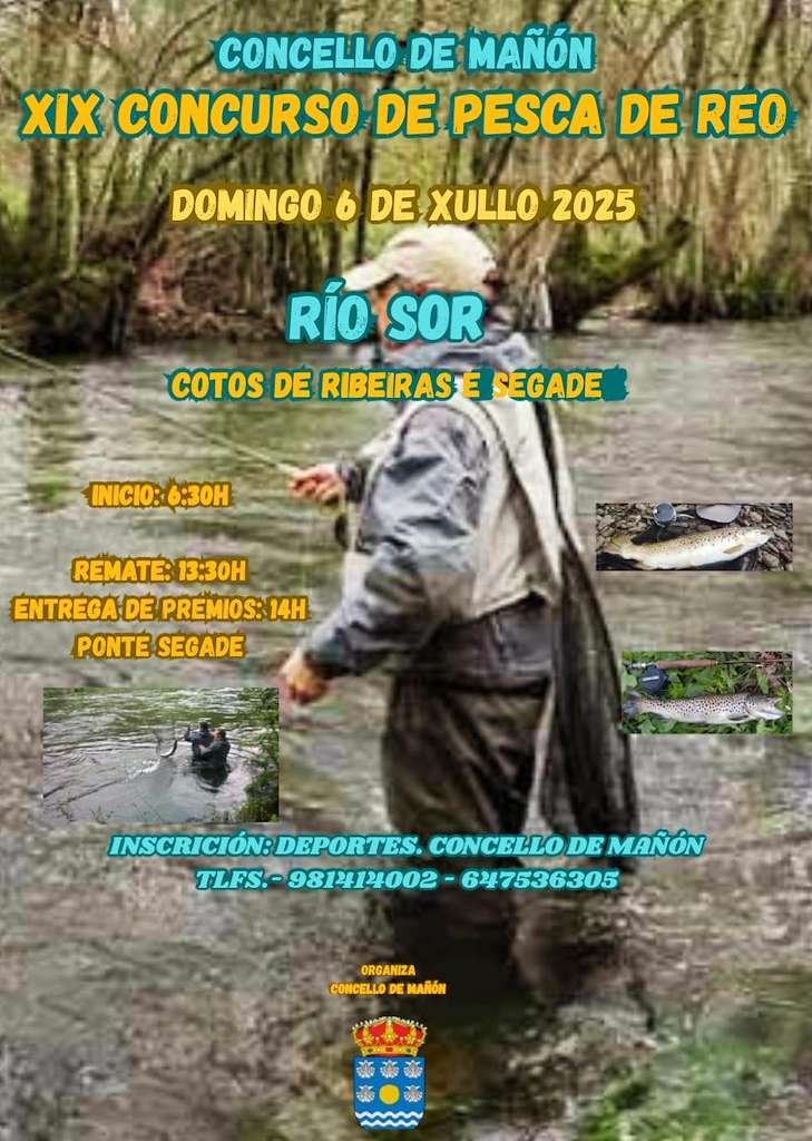 XIX Concurso de Pesca de Reo (2025) en Mañón