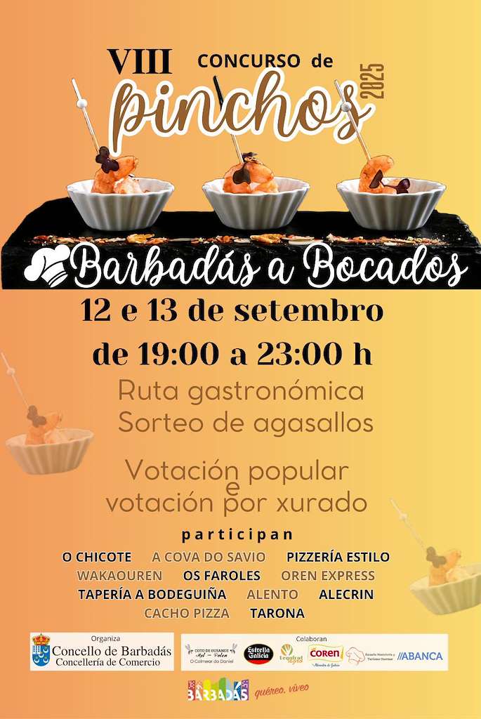VIII Concurso de Pinchos en Barbadás