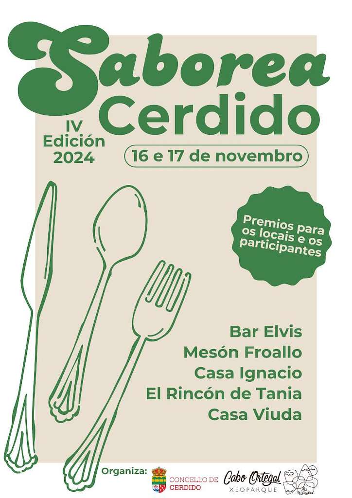 IV Concurso de Pinchos Saborea Cerdido