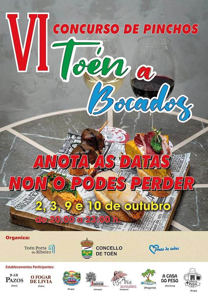 VI Concurso de Pinchos - Toén a Bocados (2026)