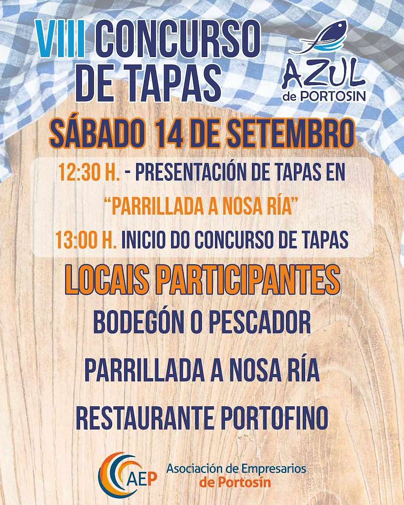 VIII Concurso de Tapas Azul de Portosín