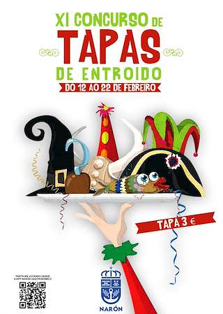 Fechas, información, programa, cartel, imágenes, mapa y ubicación de XI Concurso de Tapas de Carnaval (2026) en Narón
