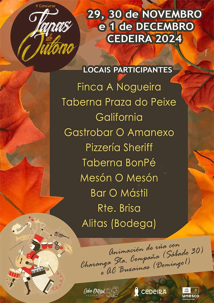 V Concurso de Tapas de Outono  en Cedeira