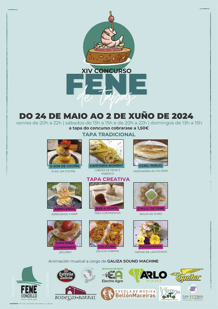 XIV Concurso de Tapas (2024) en Fene