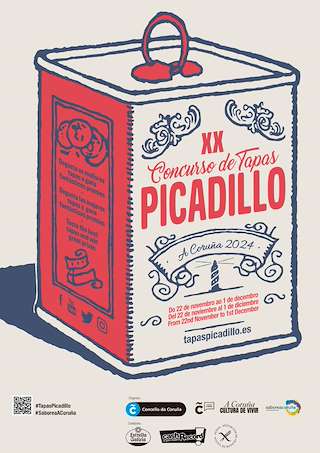 Fechas, información, programa, cartel, imágenes, mapa y ubicación de XX Concurso de Tapas Picadillo en A Coruña