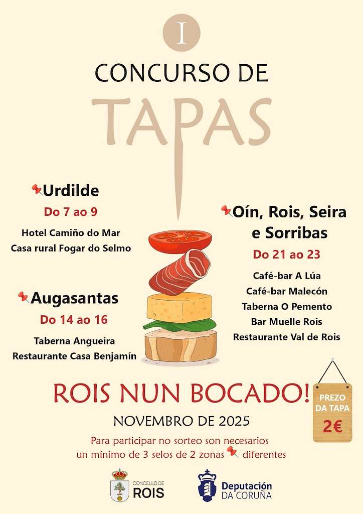 I Concurso de Tapas (2025) en Rois