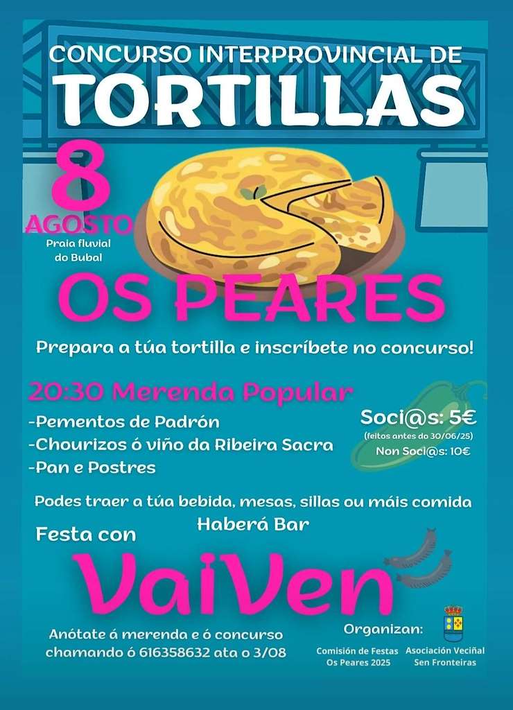Concurso Interprovincial de Tortillas en A Peroxa