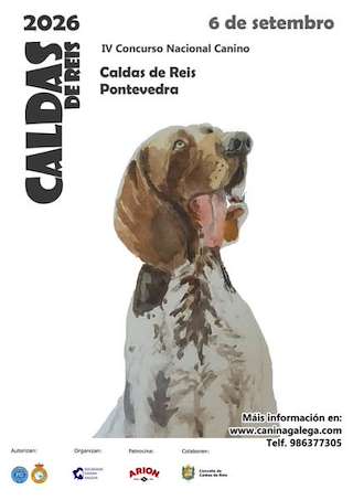 Fechas, información, programa, cartel, imágenes, mapa y ubicación de IV Concurso Nacional Canino (2026) en Caldas de Reis