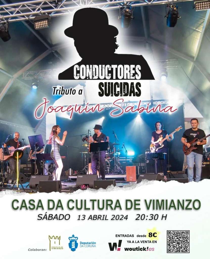 Conductores Suicidas en Concierto - Tributo a Joaquín Sabina  (2024) en Vimianzo