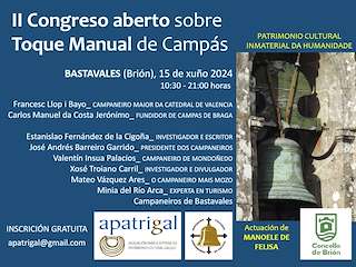 Fechas, información, programa, cartel, imágenes, mapa y ubicación de Congreso de Toque Manual de Campás  en  Brión