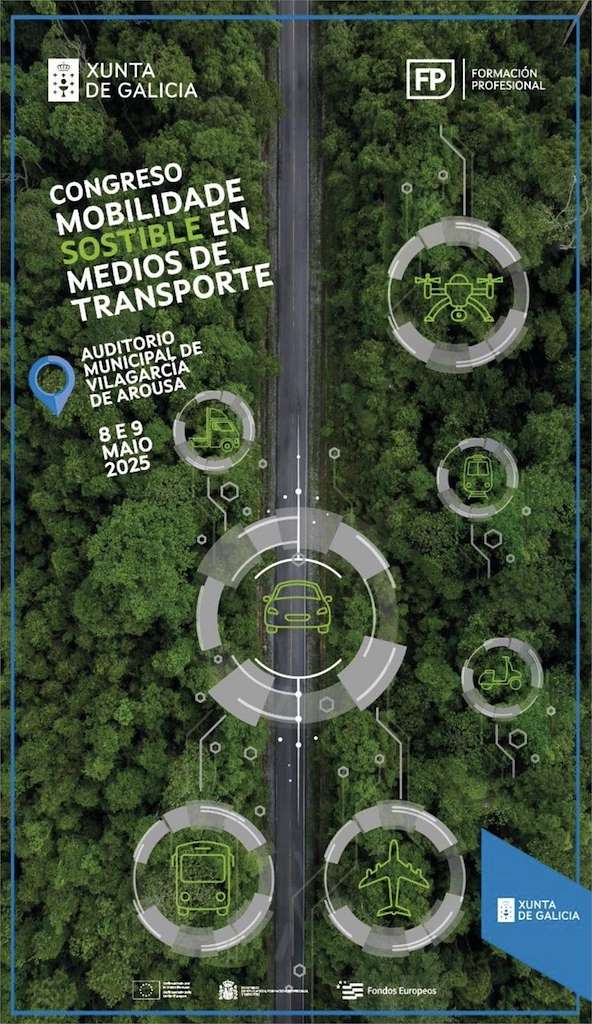 II Congreso Mobilidad Sostenible en Medios de Transporte - FP Gallega (2025) en Vilagarcía de Arousa