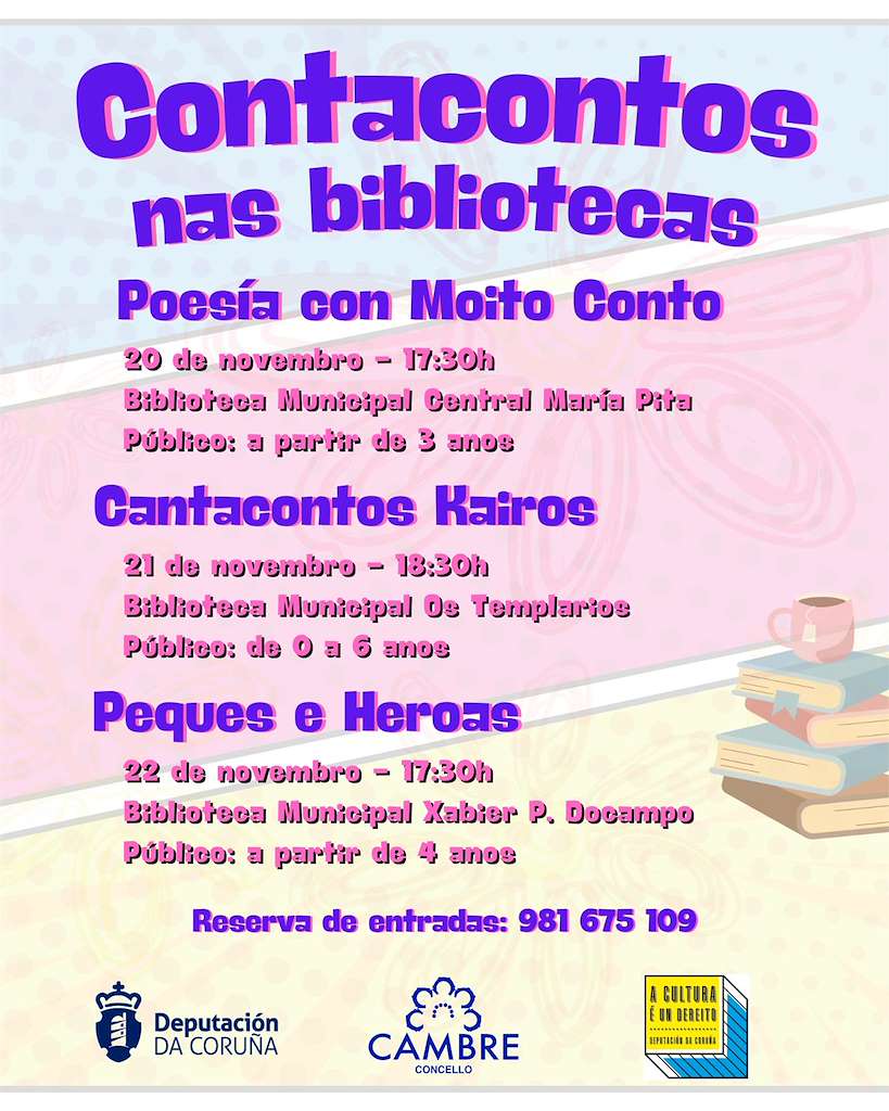 Contacontos nas Bibliotecas en Cambre