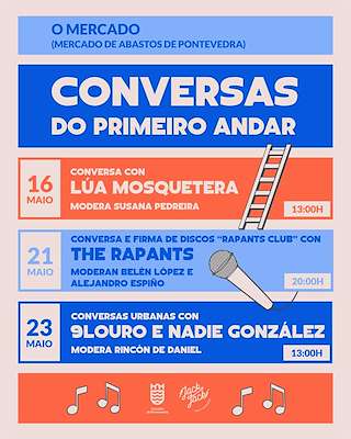 Fechas, información, programa, cartel, imágenes, mapa y ubicación de Conversas do Primeiro Andar (2026)  en  Pontevedra