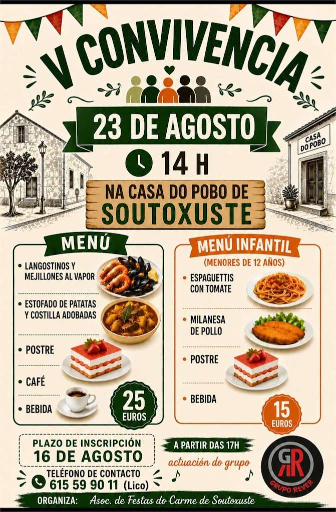 V Convivencia de Soutoxuste (2026) en Redondela