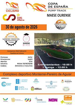 Fechas, información, programa, cartel, imágenes, mapa y ubicación de Copa de España de Pum Track  en  O Pereiro de Aguiar