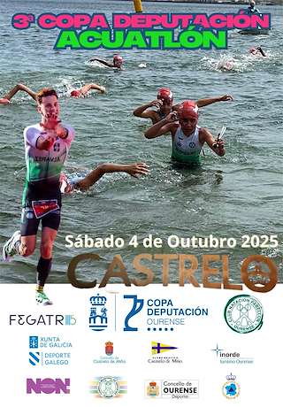 Fechas, información, programa, cartel, imágenes, mapa y ubicación de III Copa Deputación Ourense de Acuatlón  en  Castrelo de Miño