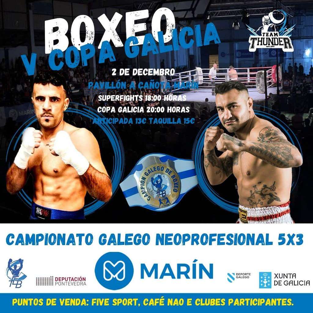 V Copa Galicia de Boxeo en Marín