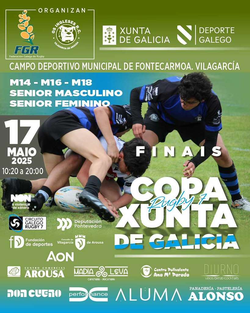 Copa Xunta de Galicia de Rugby (2025) en Vilagarcía de Arousa