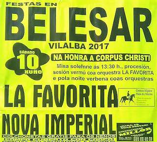 Corpus Christi de Belesar (2026) en Vilalba