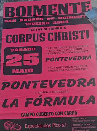 Corpus Christi de Boimente en Viveiro