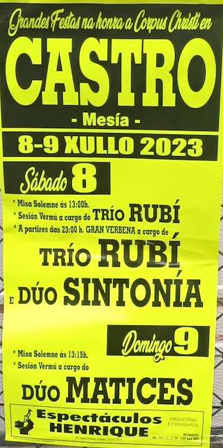 Corpus Christi de Castro en Mesía