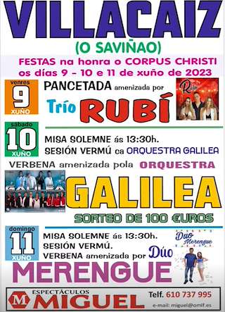 Corpus Christi de Villacaiz (2026) en O Saviñao